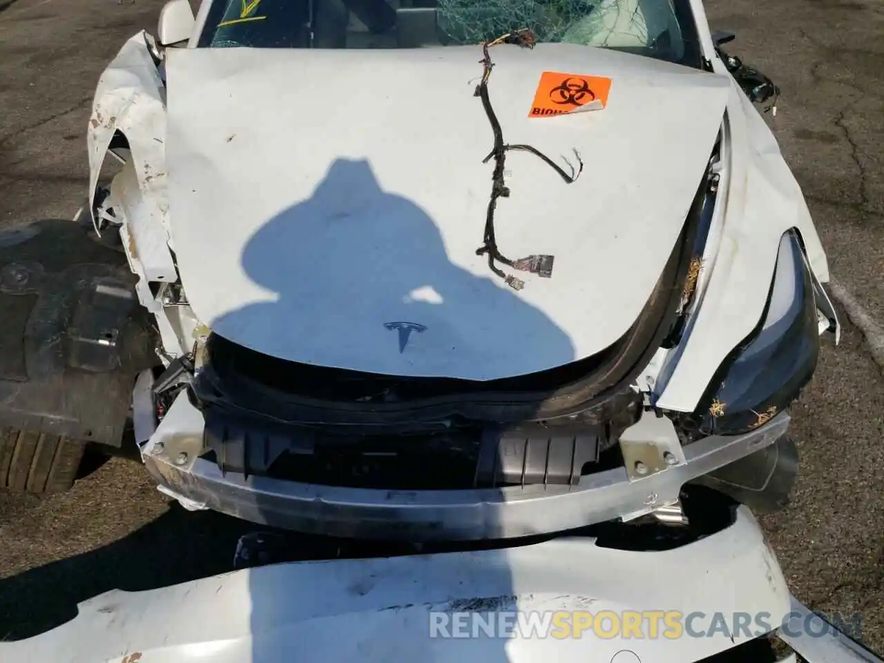 7 Photograph of a damaged car 5YJ3E1EA0NF123134 TESLA MODEL 3 2022