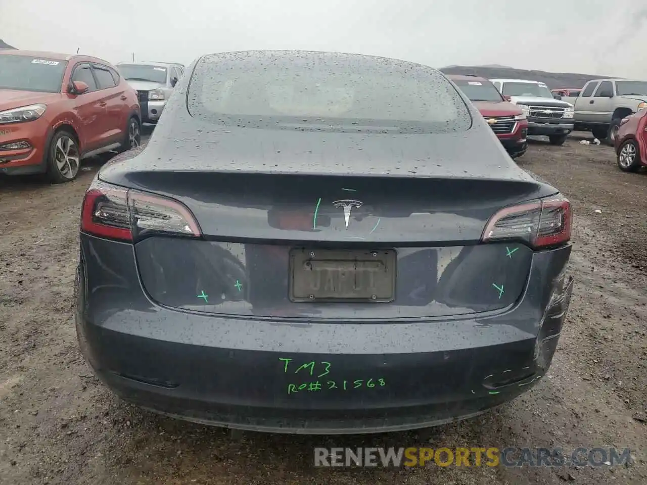 6 Photograph of a damaged car 5YJ3E1EA0NF317937 TESLA MODEL 3 2022