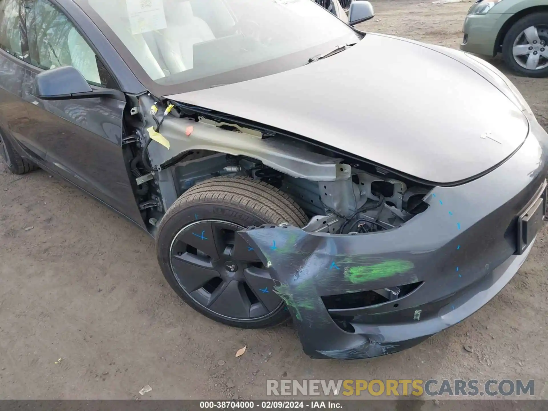 6 Photograph of a damaged car 5YJ3E1EA0NF327870 TESLA MODEL 3 2022