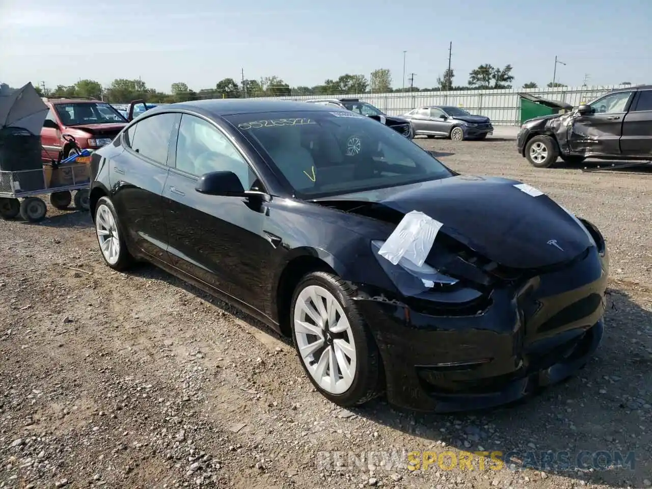 1 Фотография поврежденного автомобиля 5YJ3E1EA1NF131579 TESLA MODEL 3 2022