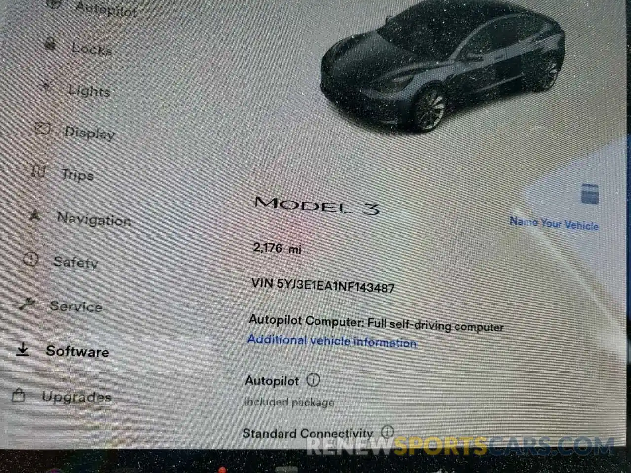 8 Фотография поврежденного автомобиля 5YJ3E1EA1NF143487 TESLA MODEL 3 2022