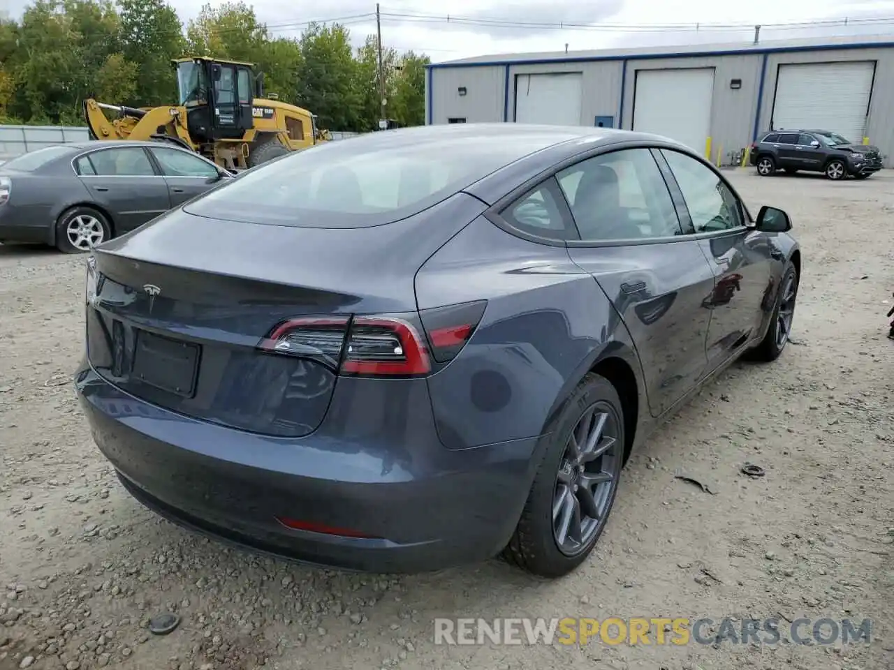 4 Photograph of a damaged car 5YJ3E1EA1NF188748 TESLA MODEL 3 2022