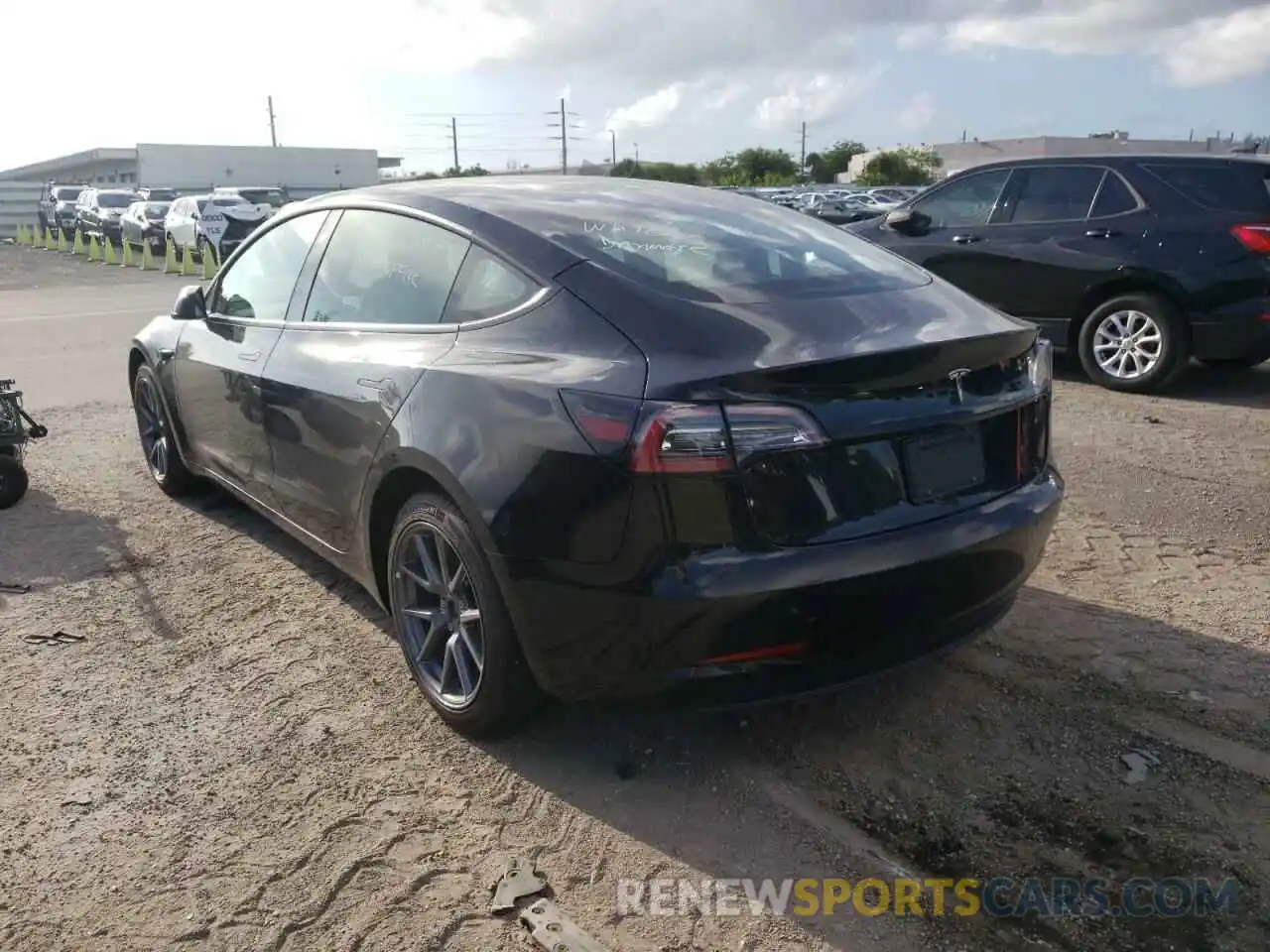 3 Photograph of a damaged car 5YJ3E1EA1NF188848 TESLA MODEL 3 2022