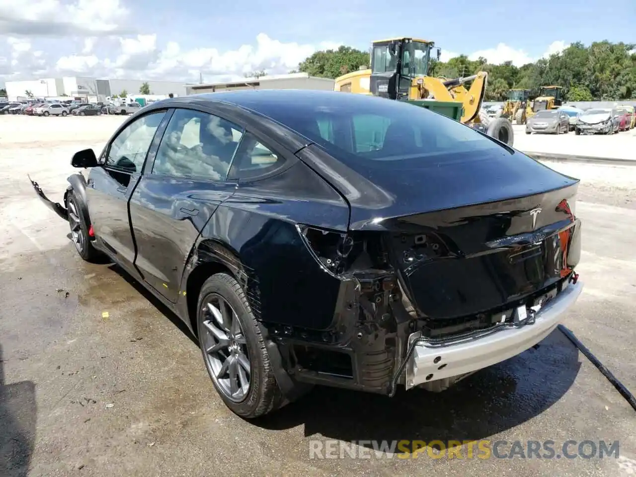 3 Photograph of a damaged car 5YJ3E1EA1NF190065 TESLA MODEL 3 2022