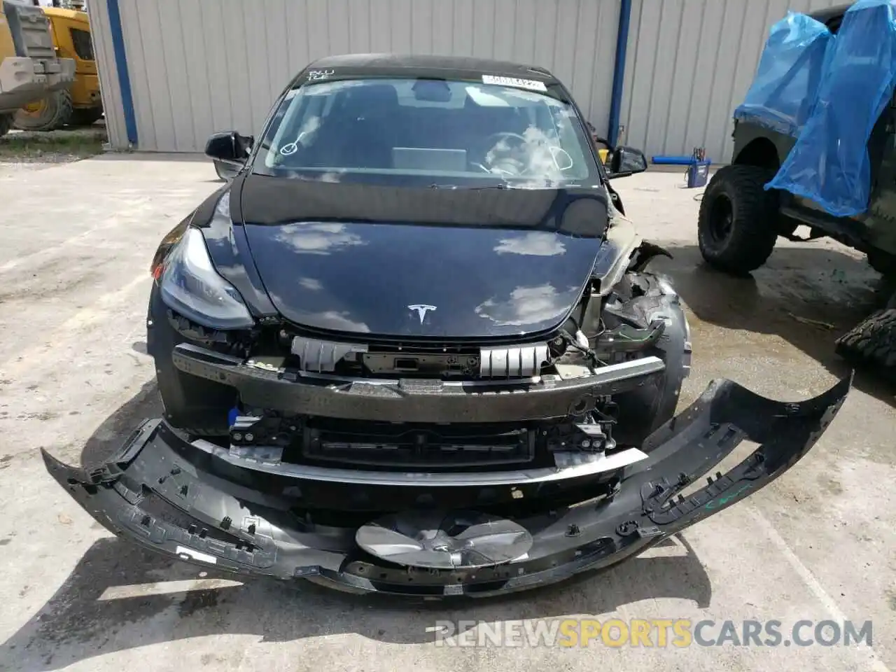 9 Photograph of a damaged car 5YJ3E1EA1NF190065 TESLA MODEL 3 2022