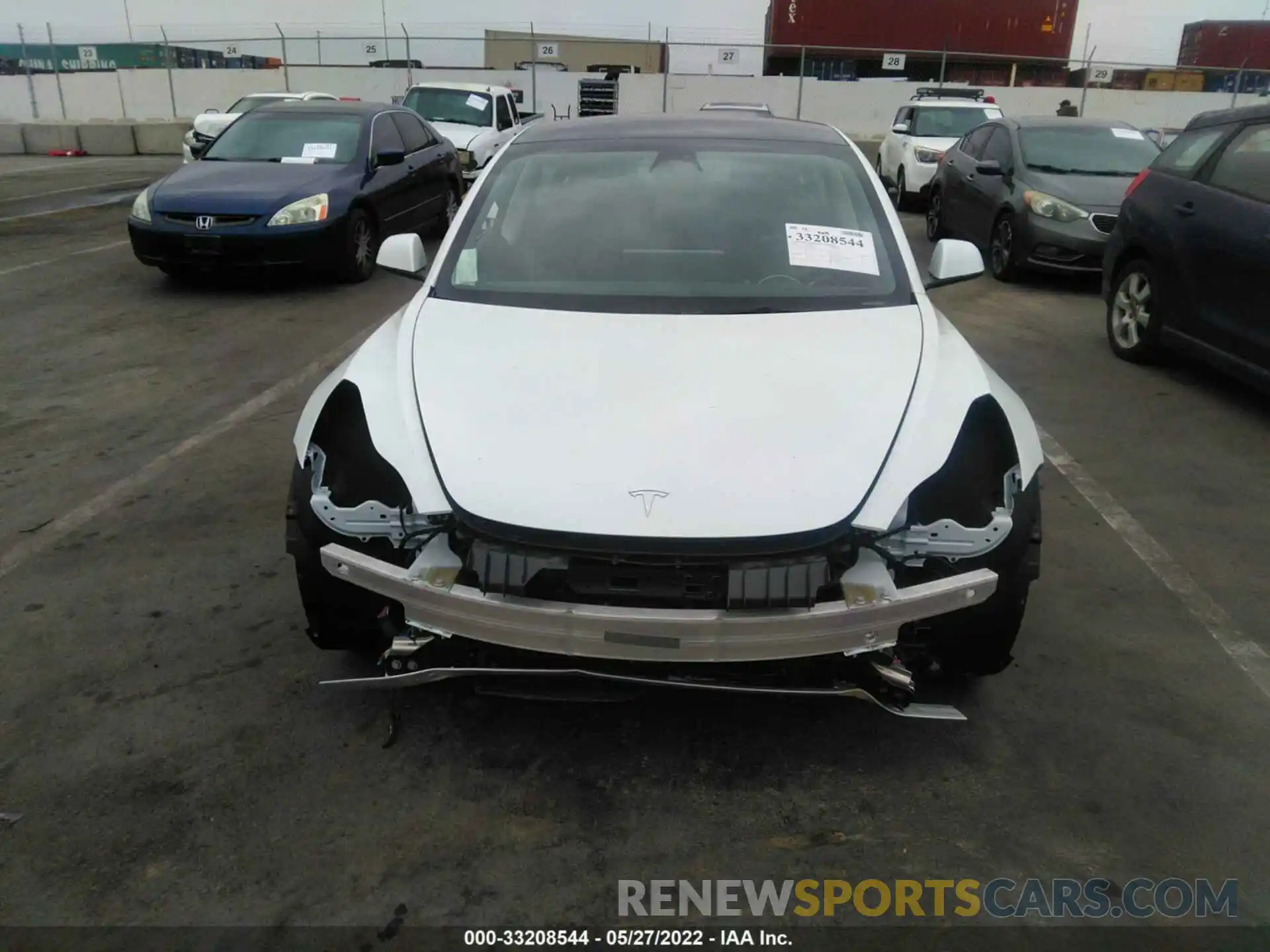 6 Photograph of a damaged car 5YJ3E1EA1NF199087 TESLA MODEL 3 2022