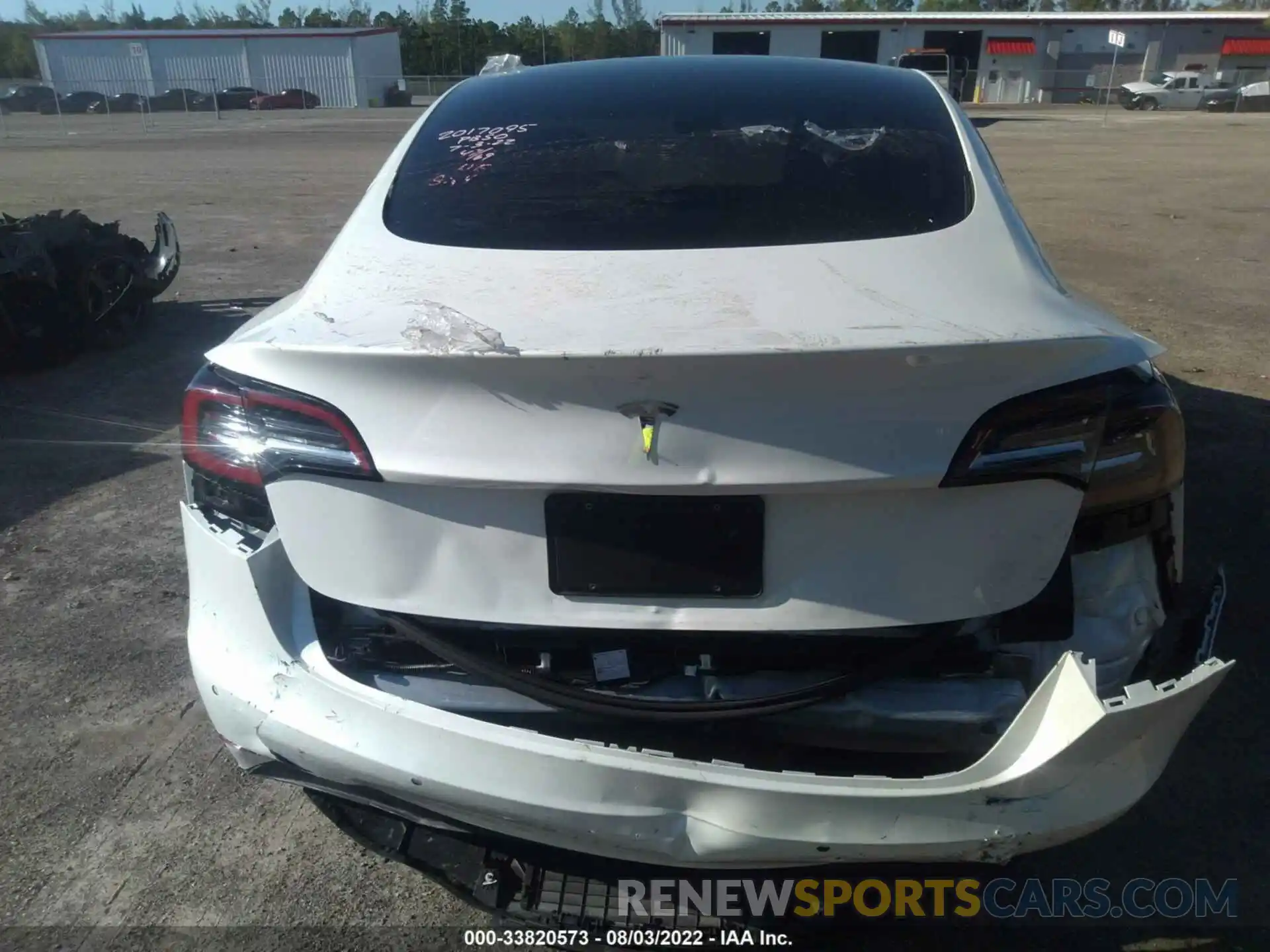 6 Photograph of a damaged car 5YJ3E1EA2NF105637 TESLA MODEL 3 2022