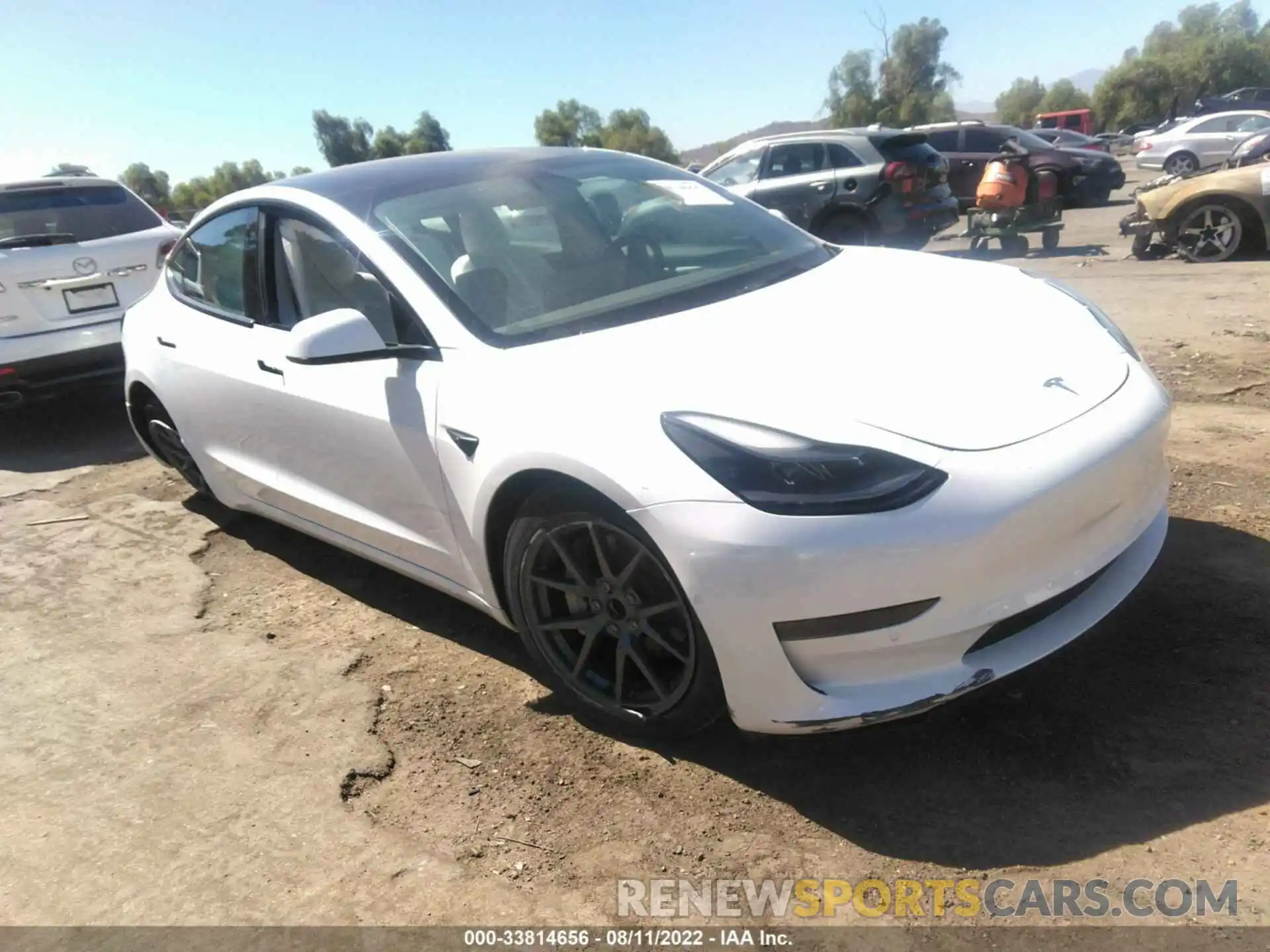 1 Фотография поврежденного автомобиля 5YJ3E1EA2NF147841 TESLA MODEL 3 2022