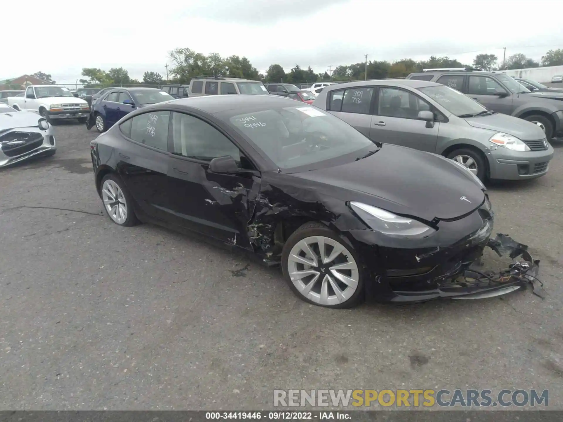 1 Фотография поврежденного автомобиля 5YJ3E1EA2NF189510 TESLA MODEL 3 2022