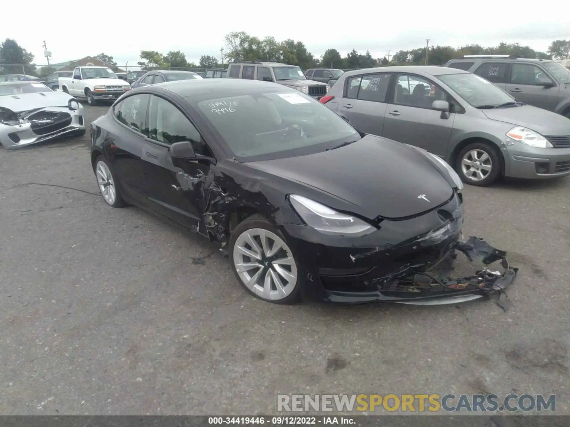 6 Фотография поврежденного автомобиля 5YJ3E1EA2NF189510 TESLA MODEL 3 2022