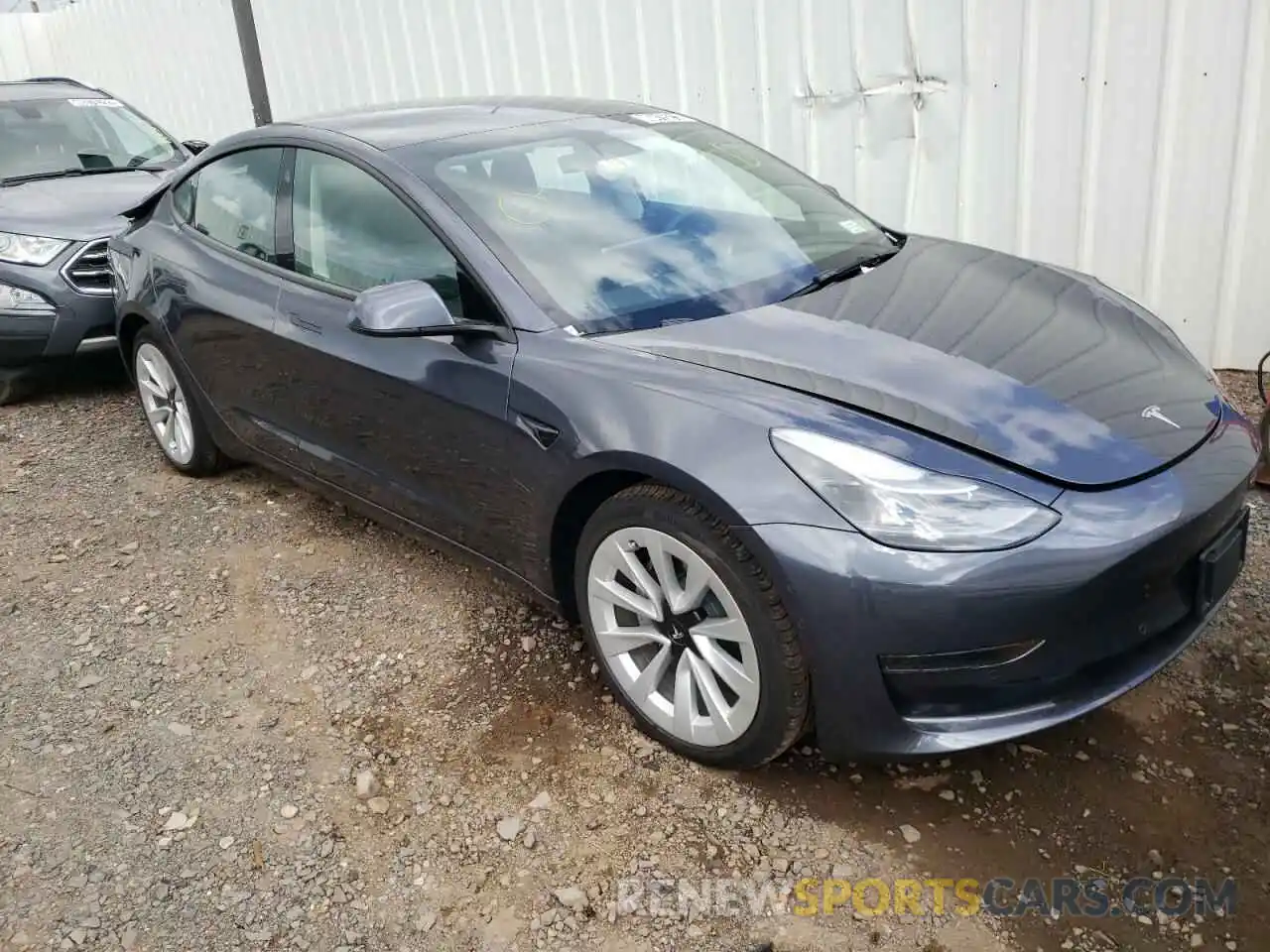 1 Photograph of a damaged car 5YJ3E1EA2NF190821 TESLA MODEL 3 2022