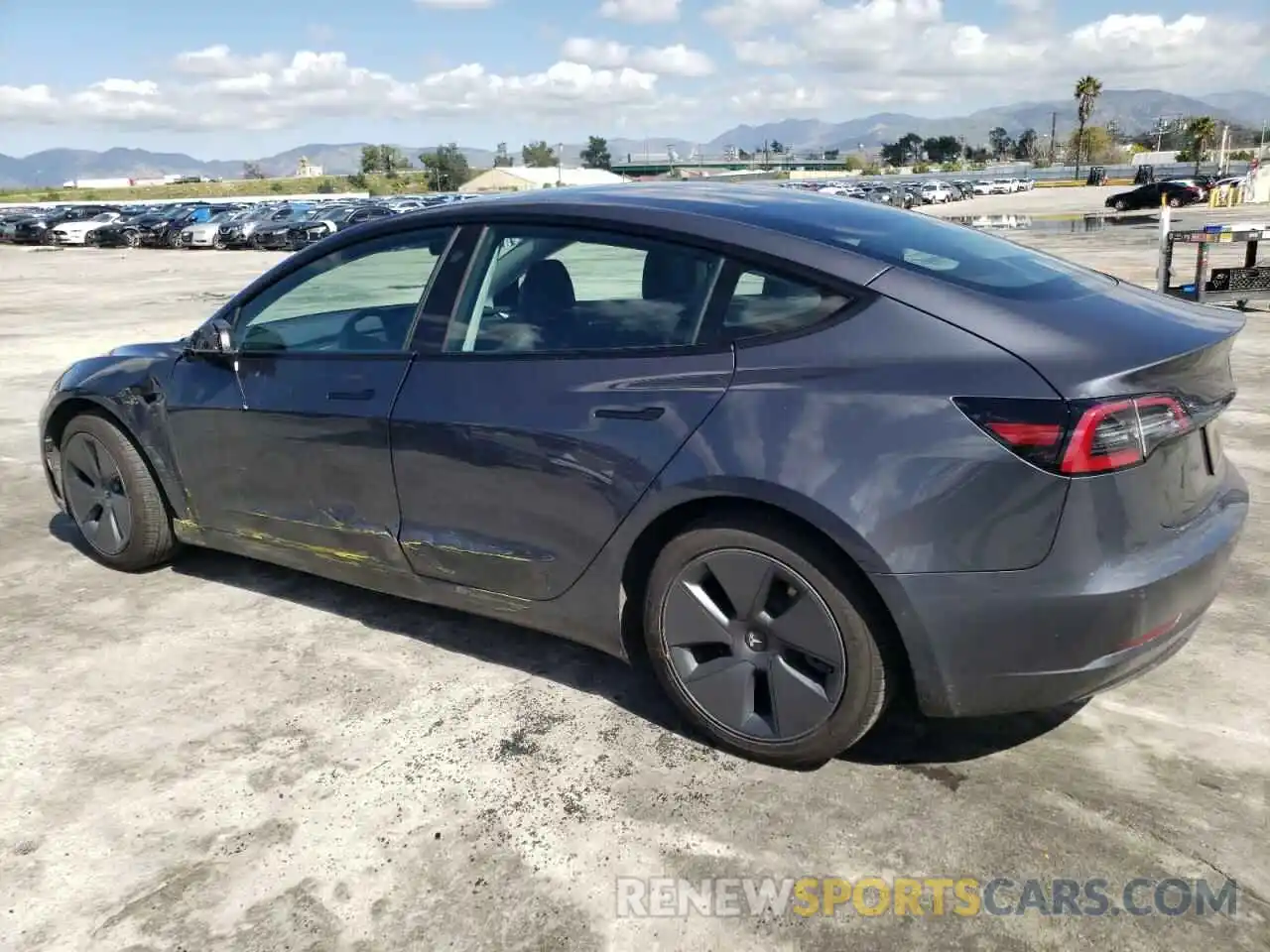 2 Photograph of a damaged car 5YJ3E1EA2NF212865 TESLA MODEL 3 2022