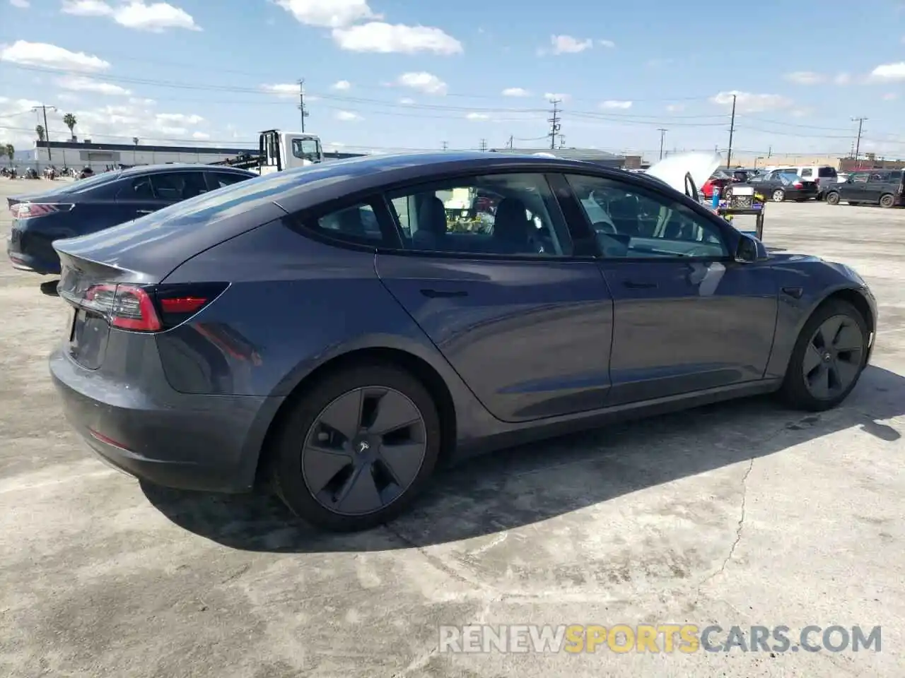 3 Photograph of a damaged car 5YJ3E1EA2NF212865 TESLA MODEL 3 2022