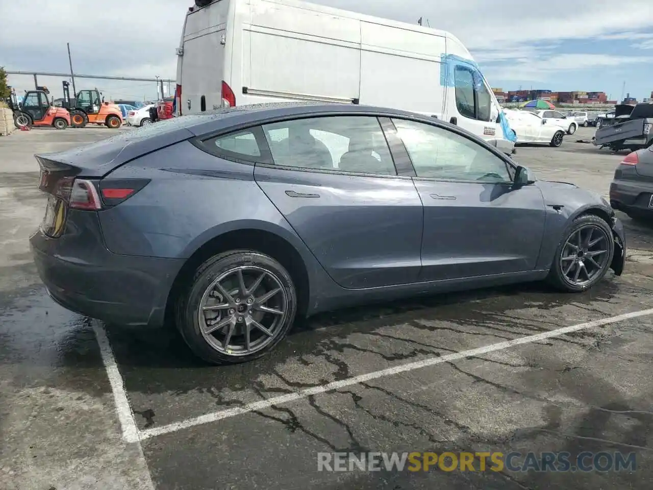 3 Photograph of a damaged car 5YJ3E1EA2NF286190 TESLA MODEL 3 2022