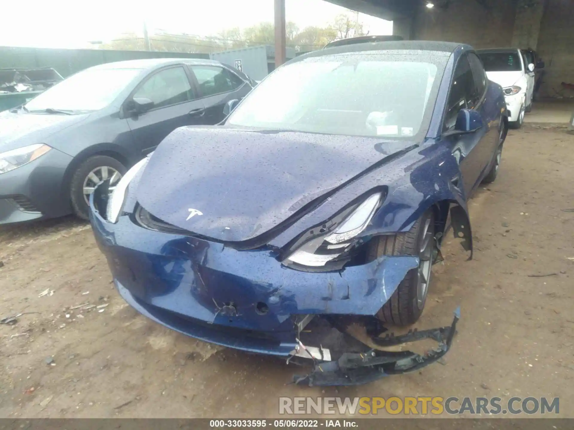 6 Photograph of a damaged car 5YJ3E1EA3NF124214 TESLA MODEL 3 2022