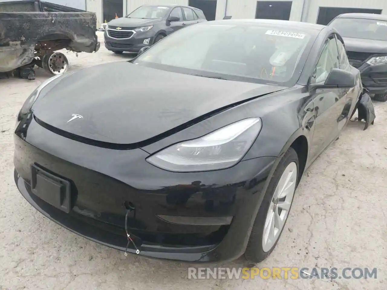 2 Фотография поврежденного автомобиля 5YJ3E1EA3NF185658 TESLA MODEL 3 2022