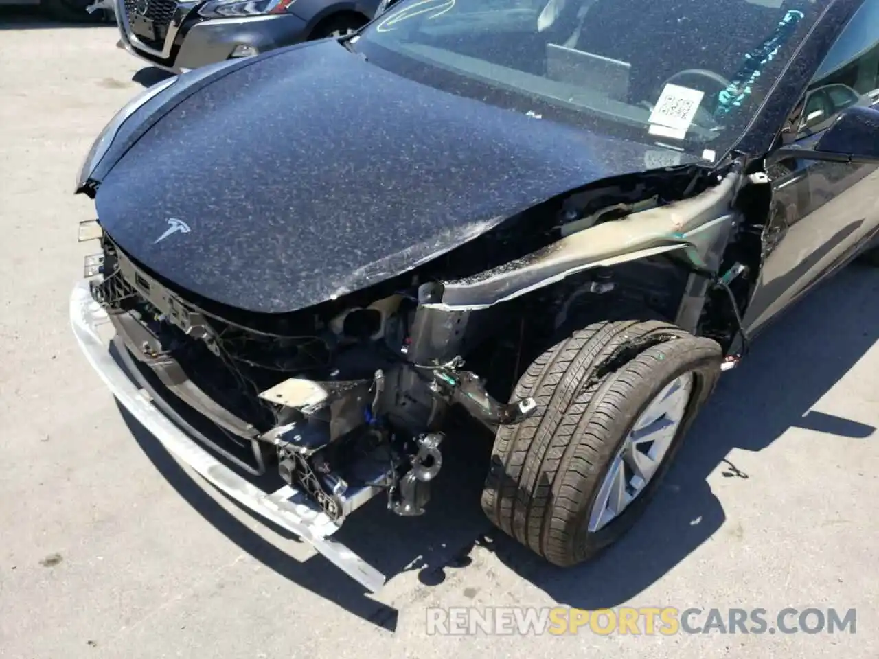 9 Photograph of a damaged car 5YJ3E1EA3NF188057 TESLA MODEL 3 2022