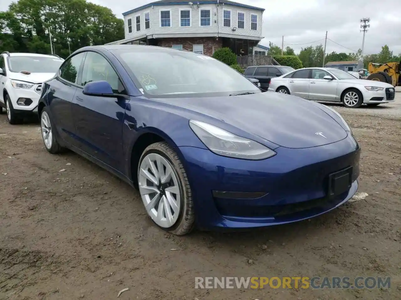 1 Photograph of a damaged car 5YJ3E1EA3NF188978 TESLA MODEL 3 2022