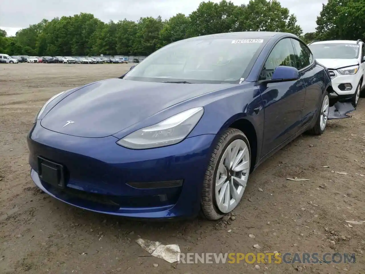 2 Фотография поврежденного автомобиля 5YJ3E1EA3NF188978 TESLA MODEL 3 2022