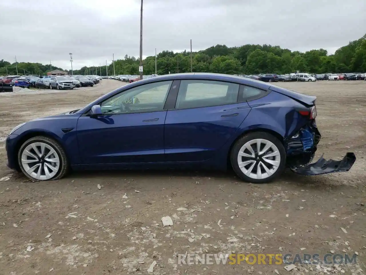 9 Photograph of a damaged car 5YJ3E1EA3NF188978 TESLA MODEL 3 2022