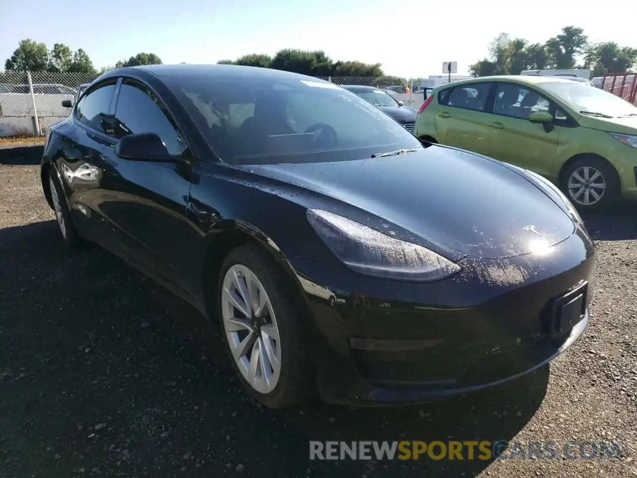 1 Photograph of a damaged car 5YJ3E1EA3NF190116 TESLA MODEL 3 2022