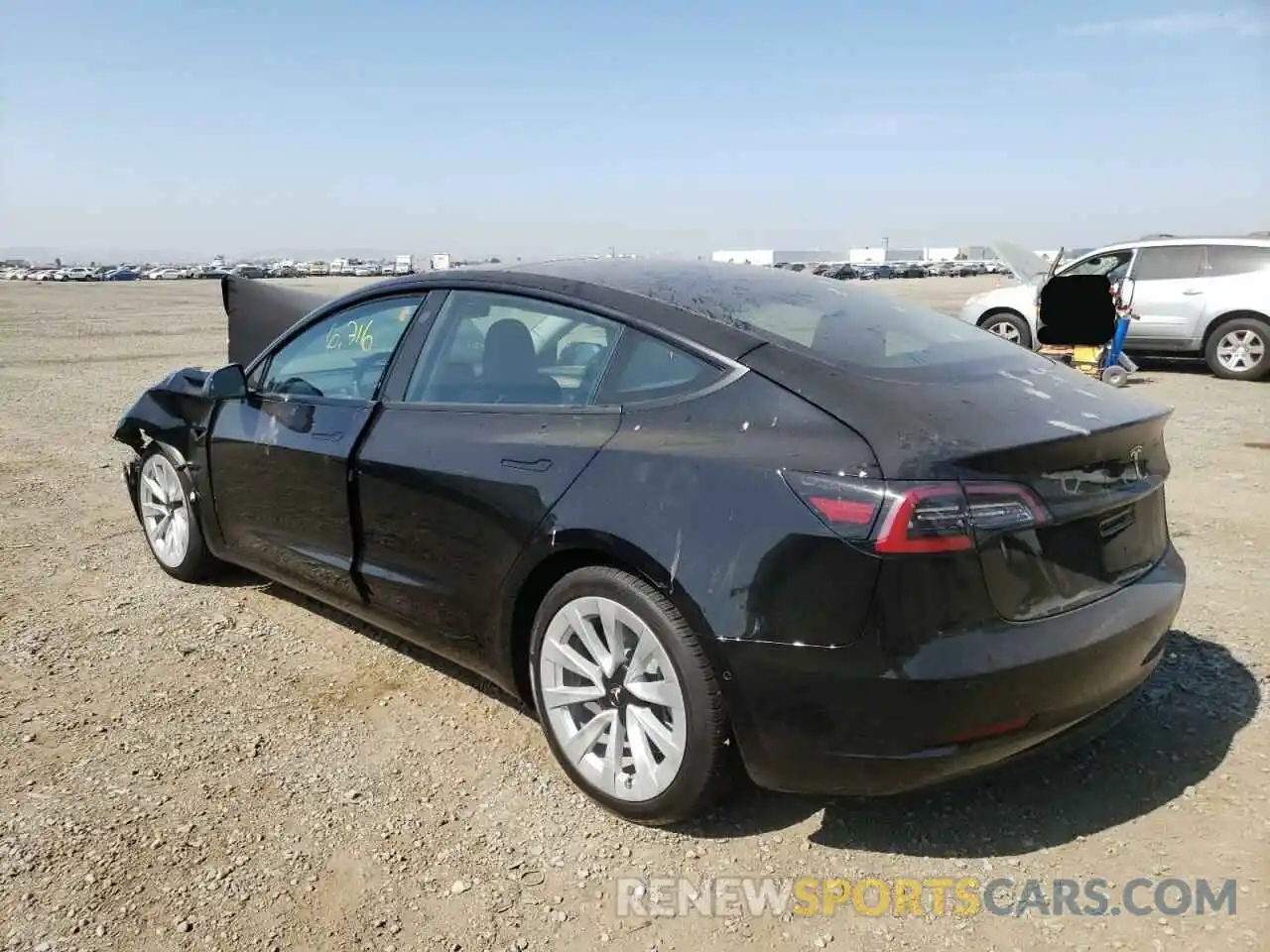 3 Photograph of a damaged car 5YJ3E1EA3NF191122 TESLA MODEL 3 2022