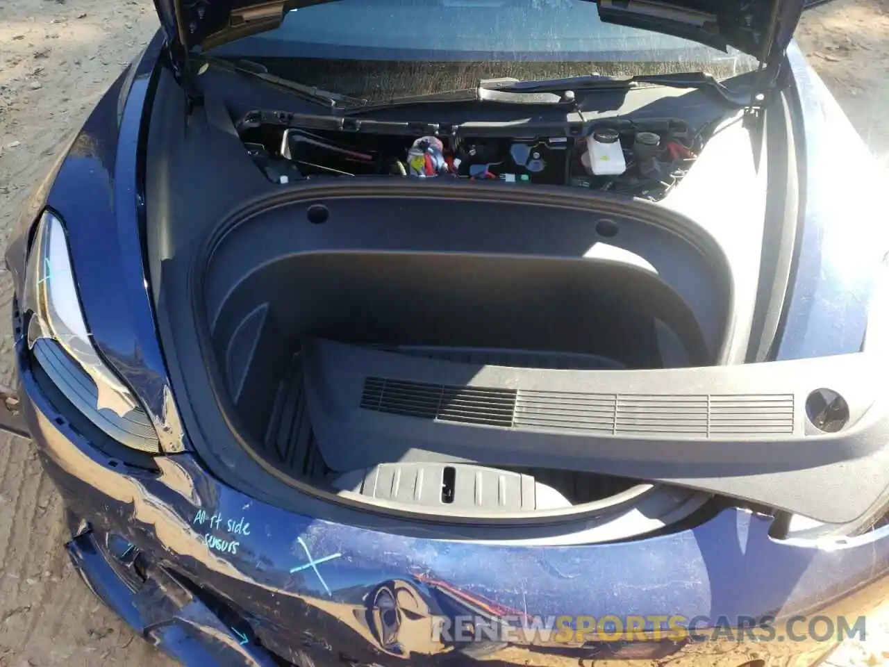 7 Photograph of a damaged car 5YJ3E1EA3NF237869 TESLA MODEL 3 2022