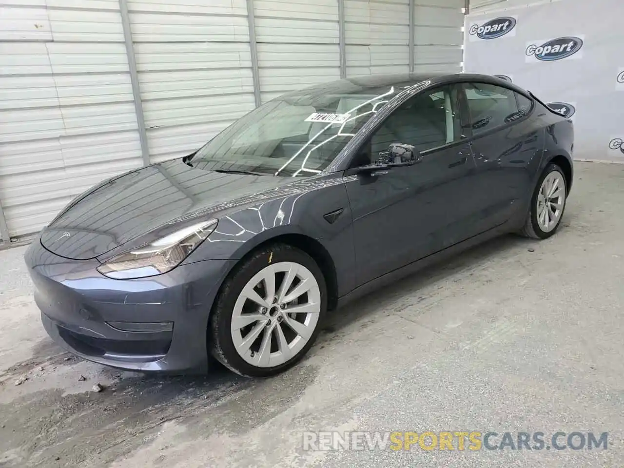 1 Photograph of a damaged car 5YJ3E1EA3NF291074 TESLA MODEL 3 2022