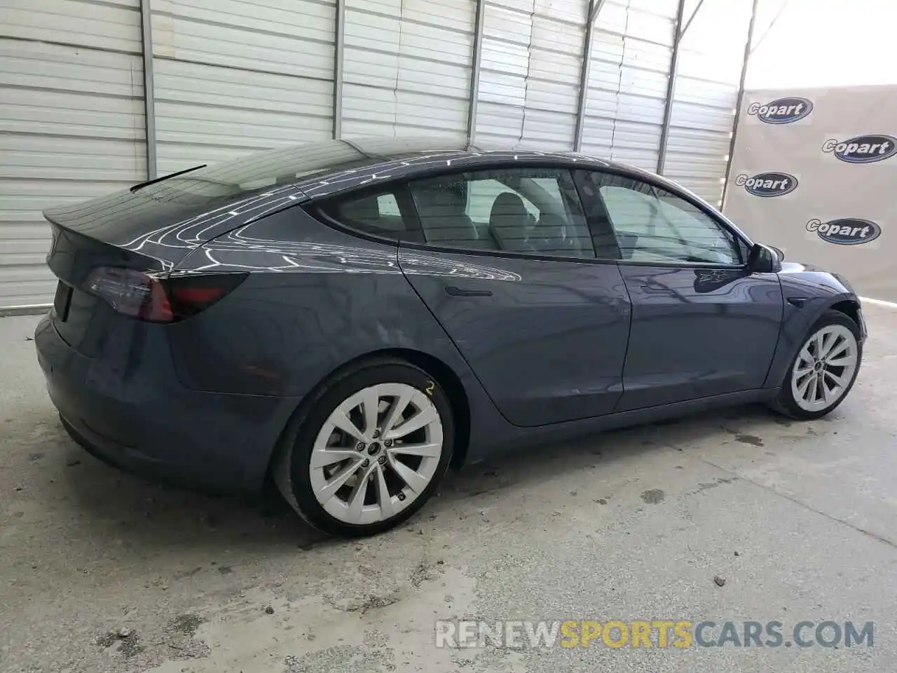 3 Photograph of a damaged car 5YJ3E1EA3NF291074 TESLA MODEL 3 2022