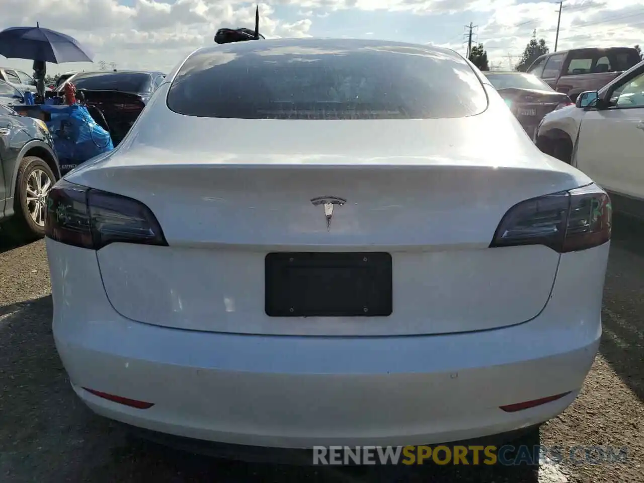 6 Photograph of a damaged car 5YJ3E1EA3NF299076 TESLA MODEL 3 2022