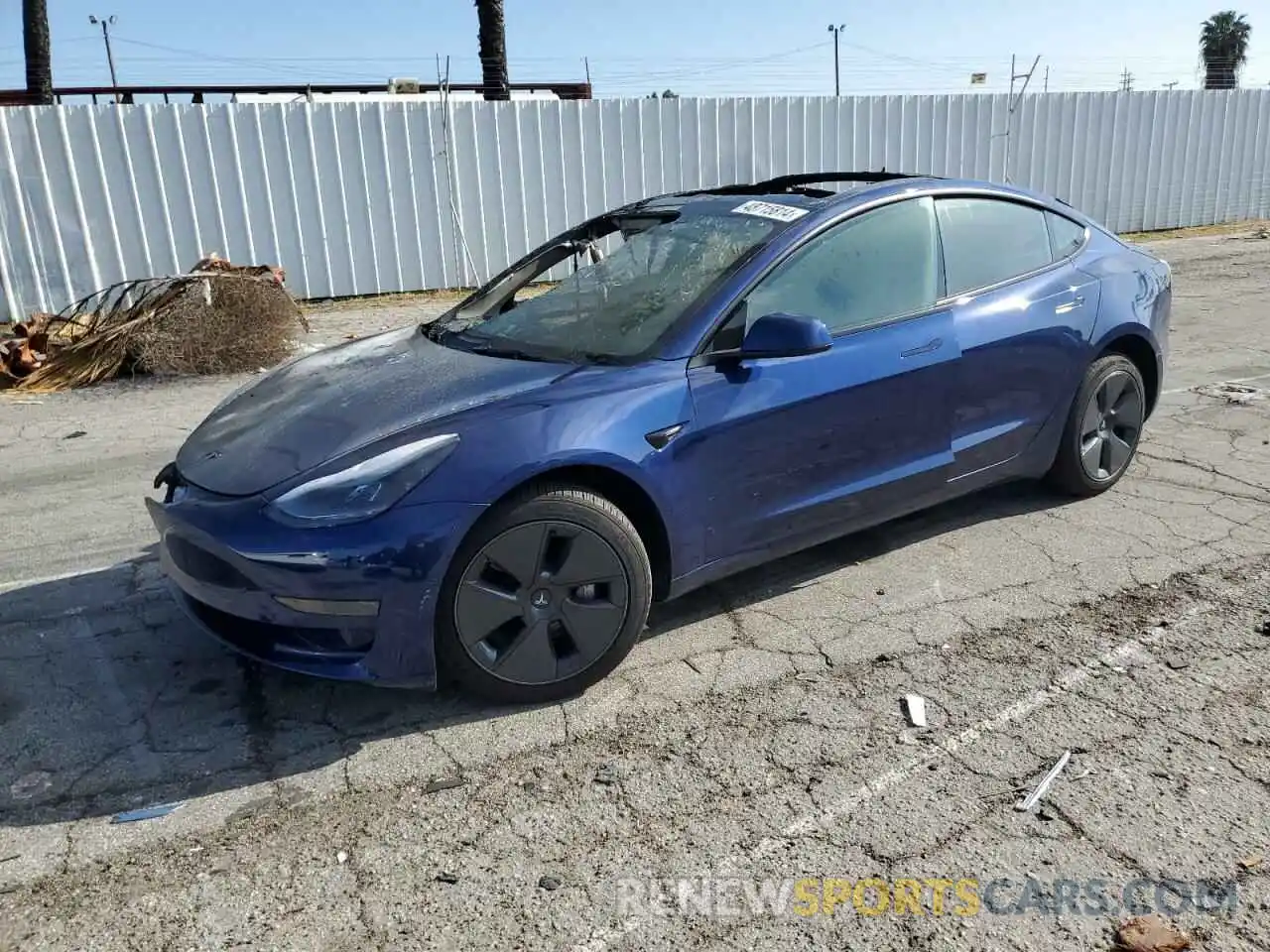 1 Фотография поврежденного автомобиля 5YJ3E1EA3NF376562 TESLA MODEL 3 2022