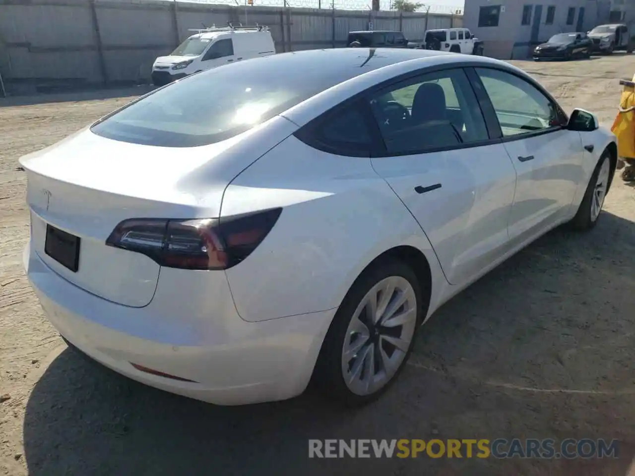 4 Photograph of a damaged car 5YJ3E1EA4NF144133 TESLA MODEL 3 2022