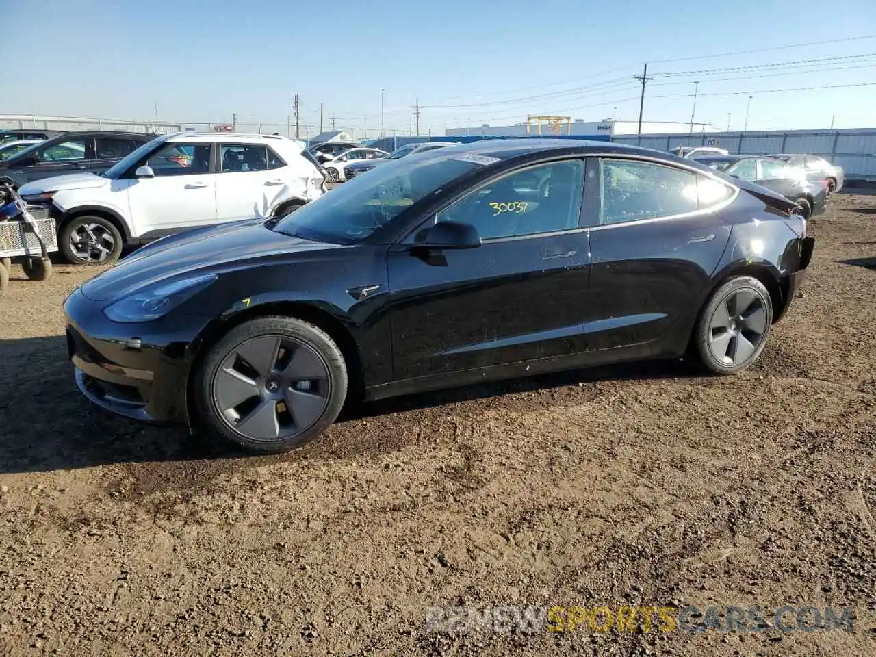 1 Photograph of a damaged car 5YJ3E1EA4NF184812 TESLA MODEL 3 2022