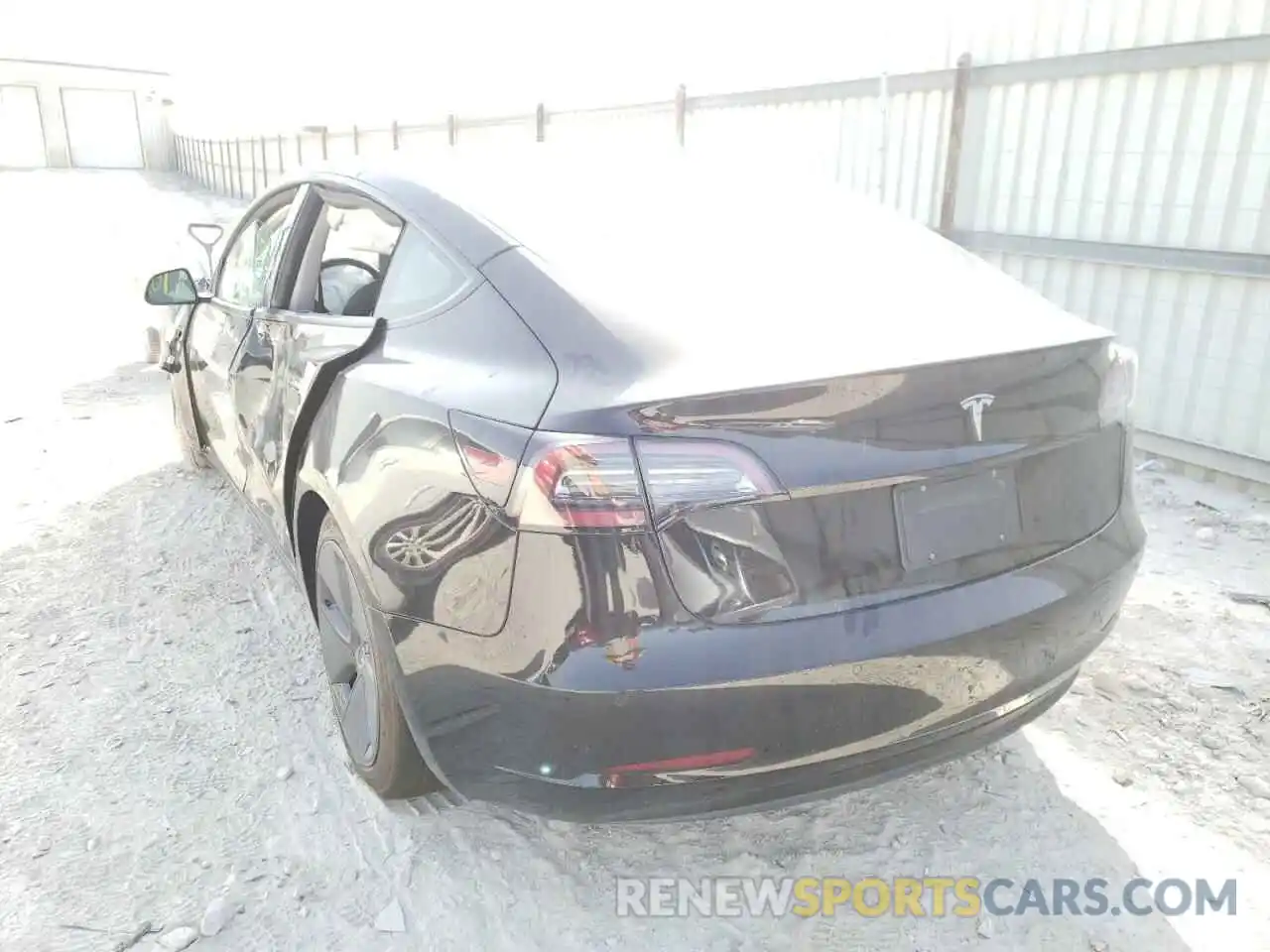 3 Photograph of a damaged car 5YJ3E1EA4NF189458 TESLA MODEL 3 2022