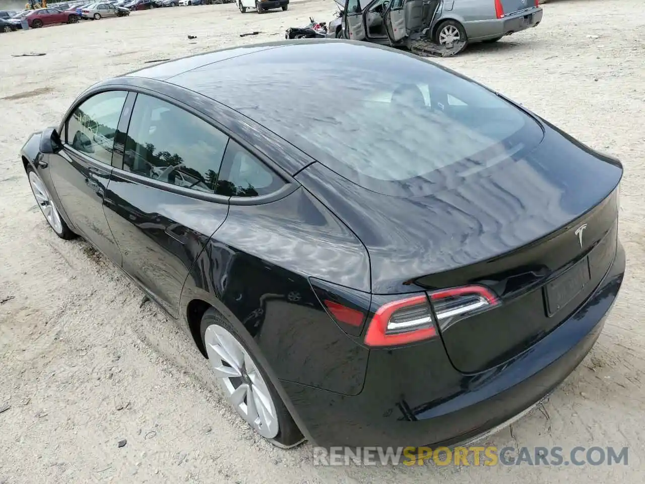 3 Photograph of a damaged car 5YJ3E1EA4NF190738 TESLA MODEL 3 2022