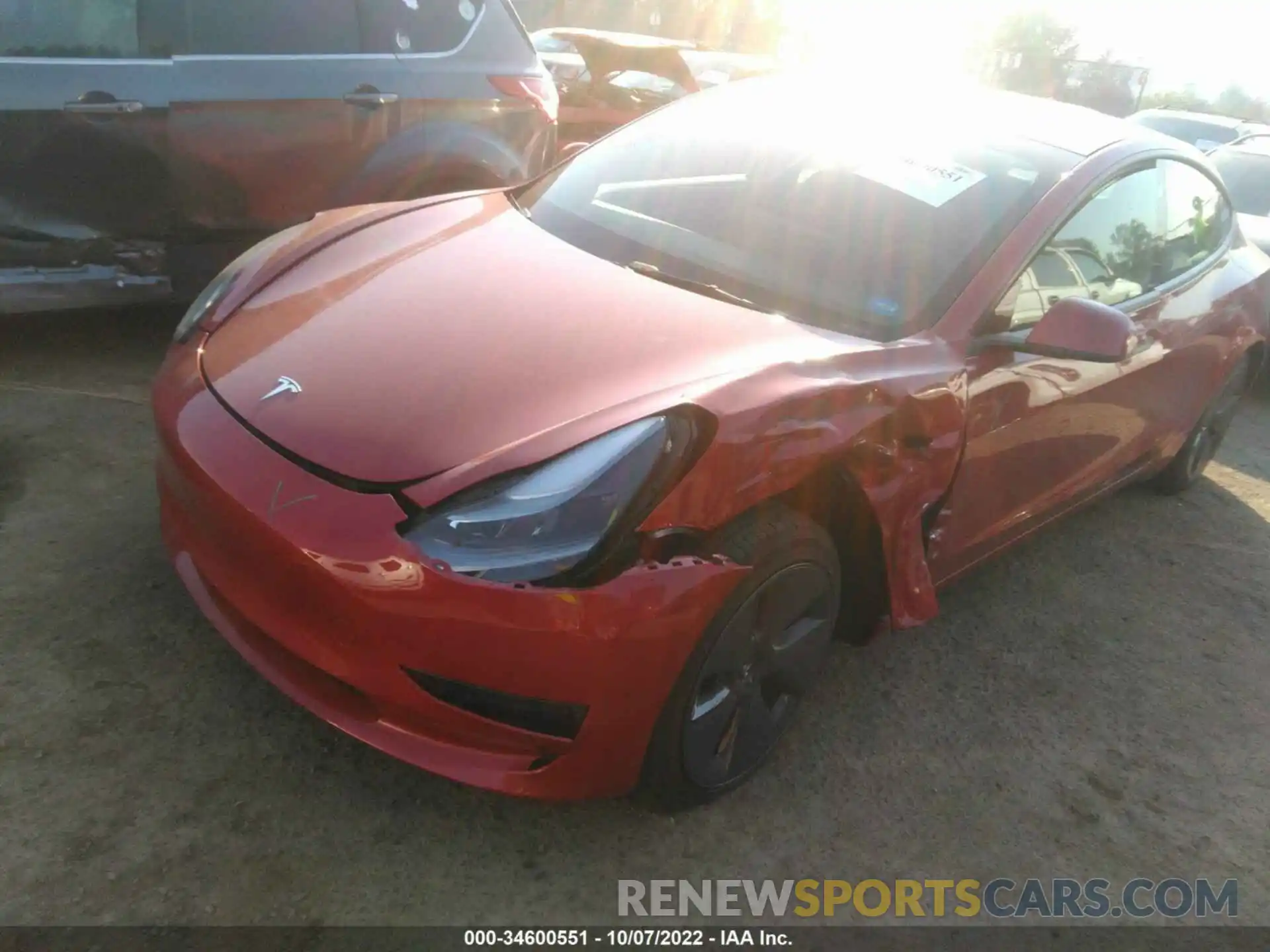 6 Photograph of a damaged car 5YJ3E1EA4NF201429 TESLA MODEL 3 2022