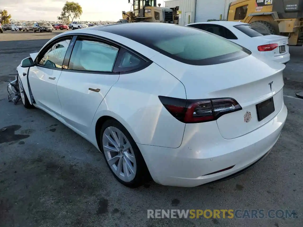 3 Photograph of a damaged car 5YJ3E1EA5NF143007 TESLA MODEL 3 2022