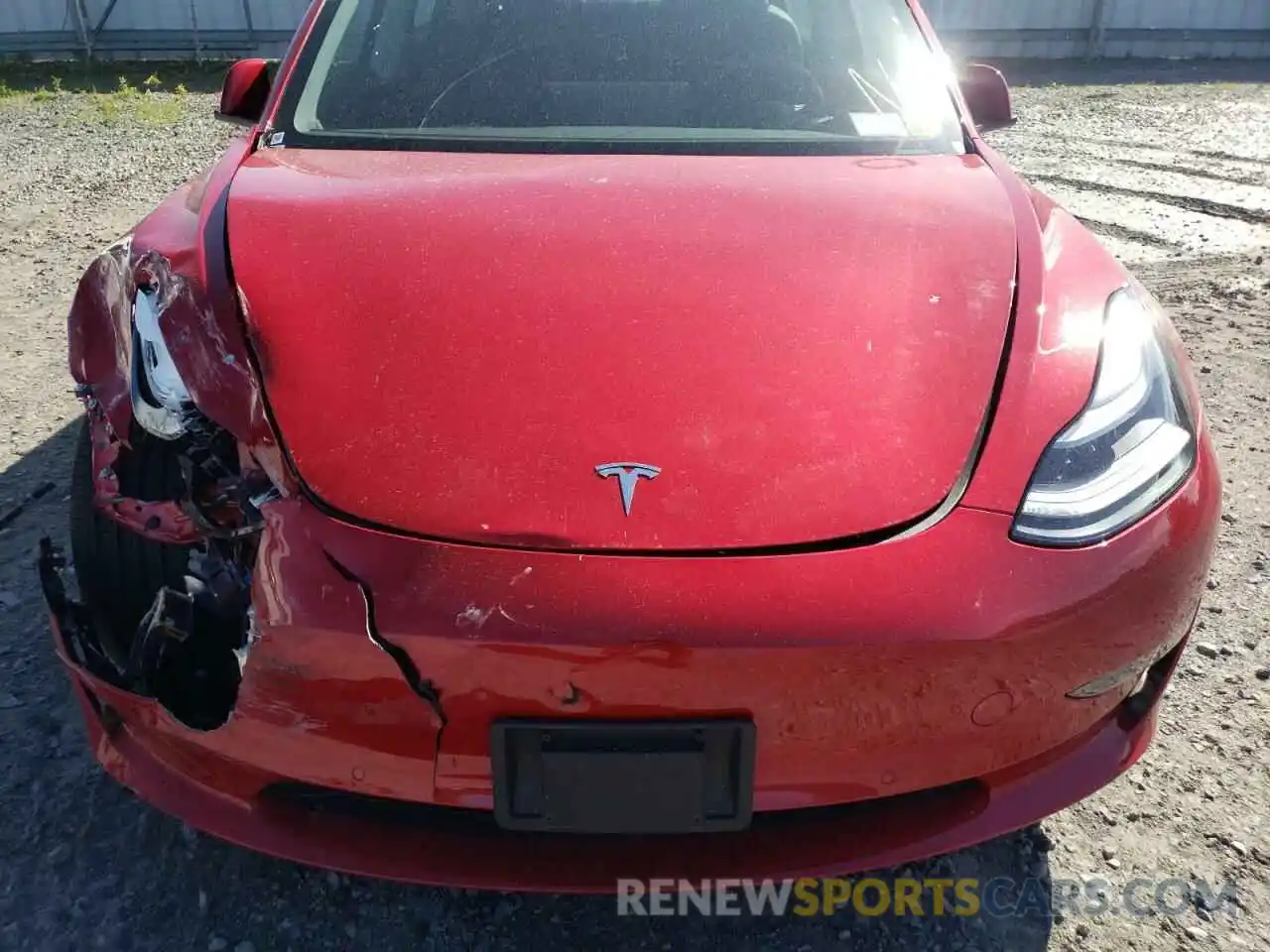 7 Photograph of a damaged car 5YJ3E1EA5NF184897 TESLA MODEL 3 2022