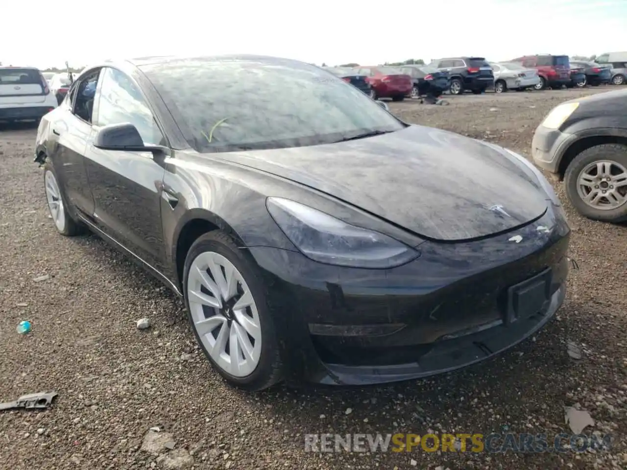 1 Фотография поврежденного автомобиля 5YJ3E1EA5NF185192 TESLA MODEL 3 2022