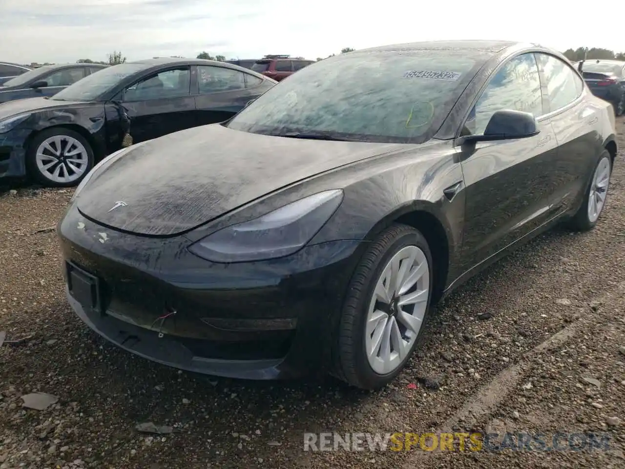 2 Фотография поврежденного автомобиля 5YJ3E1EA5NF185192 TESLA MODEL 3 2022