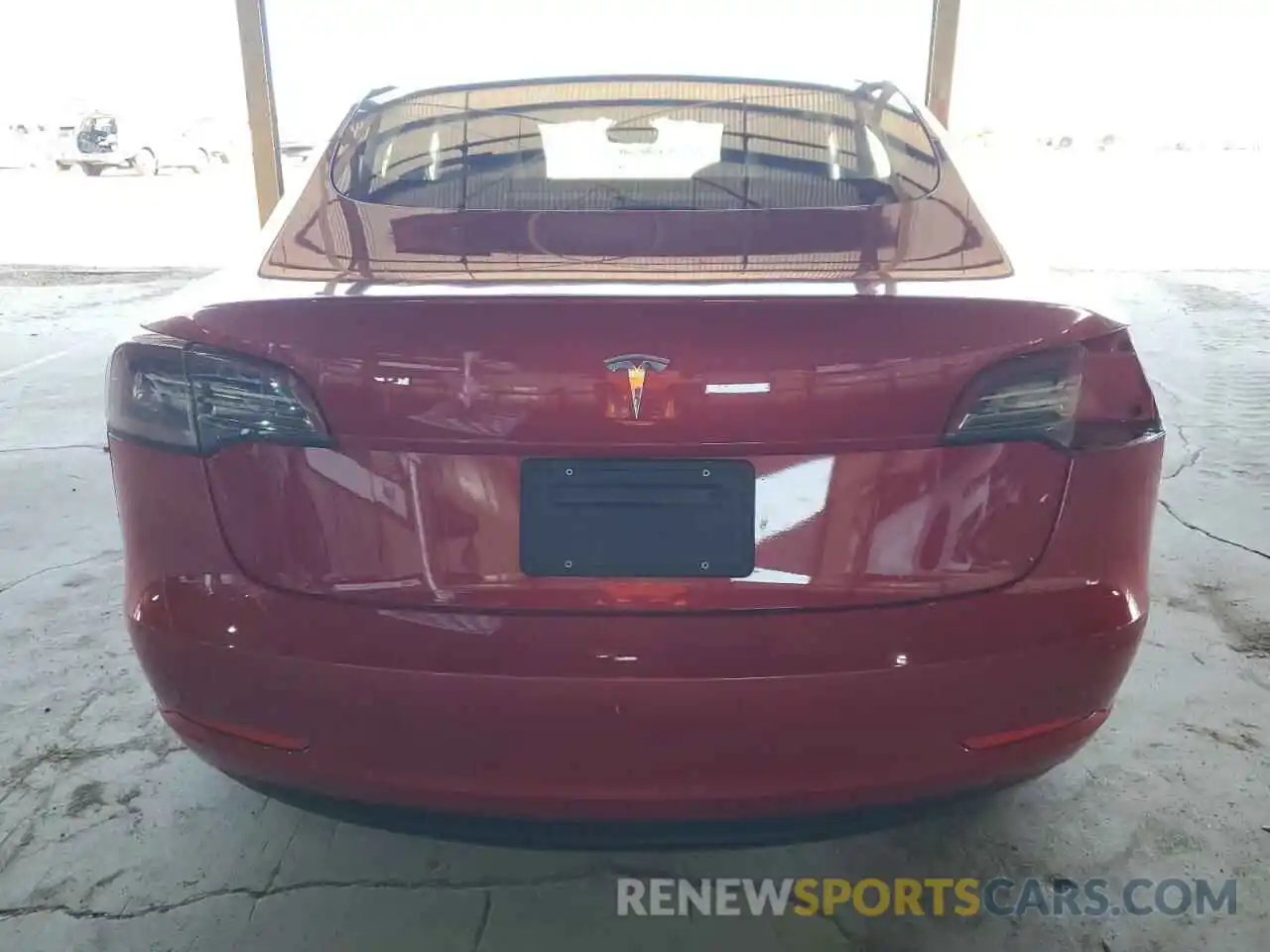 6 Photograph of a damaged car 5YJ3E1EA5NF186312 TESLA MODEL 3 2022