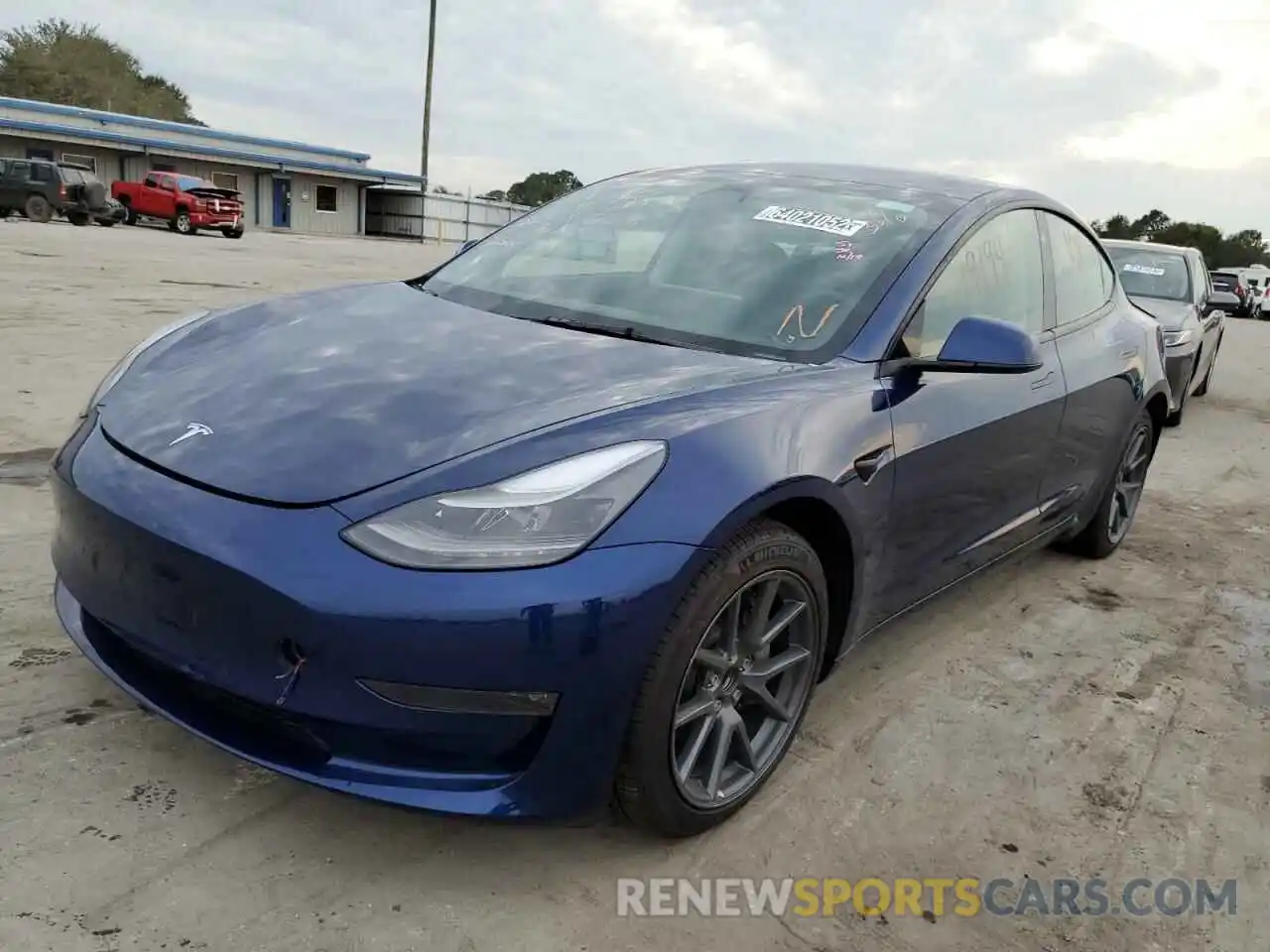 1 Photograph of a damaged car 5YJ3E1EA5NF188108 TESLA MODEL 3 2022