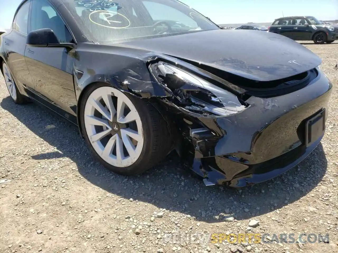 9 Photograph of a damaged car 5YJ3E1EA5NF190487 TESLA MODEL 3 2022