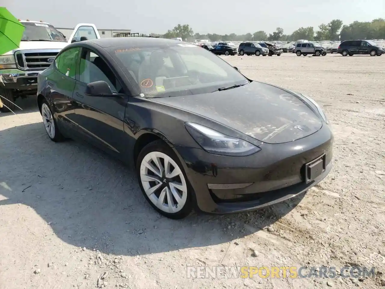 1 Photograph of a damaged car 5YJ3E1EA5NF191123 TESLA MODEL 3 2022