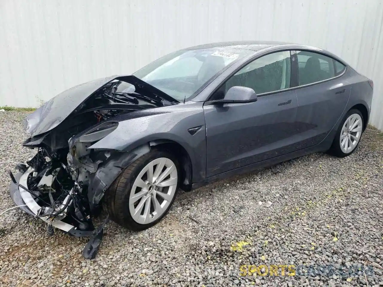 1 Photograph of a damaged car 5YJ3E1EA5NF290671 TESLA MODEL 3 2022