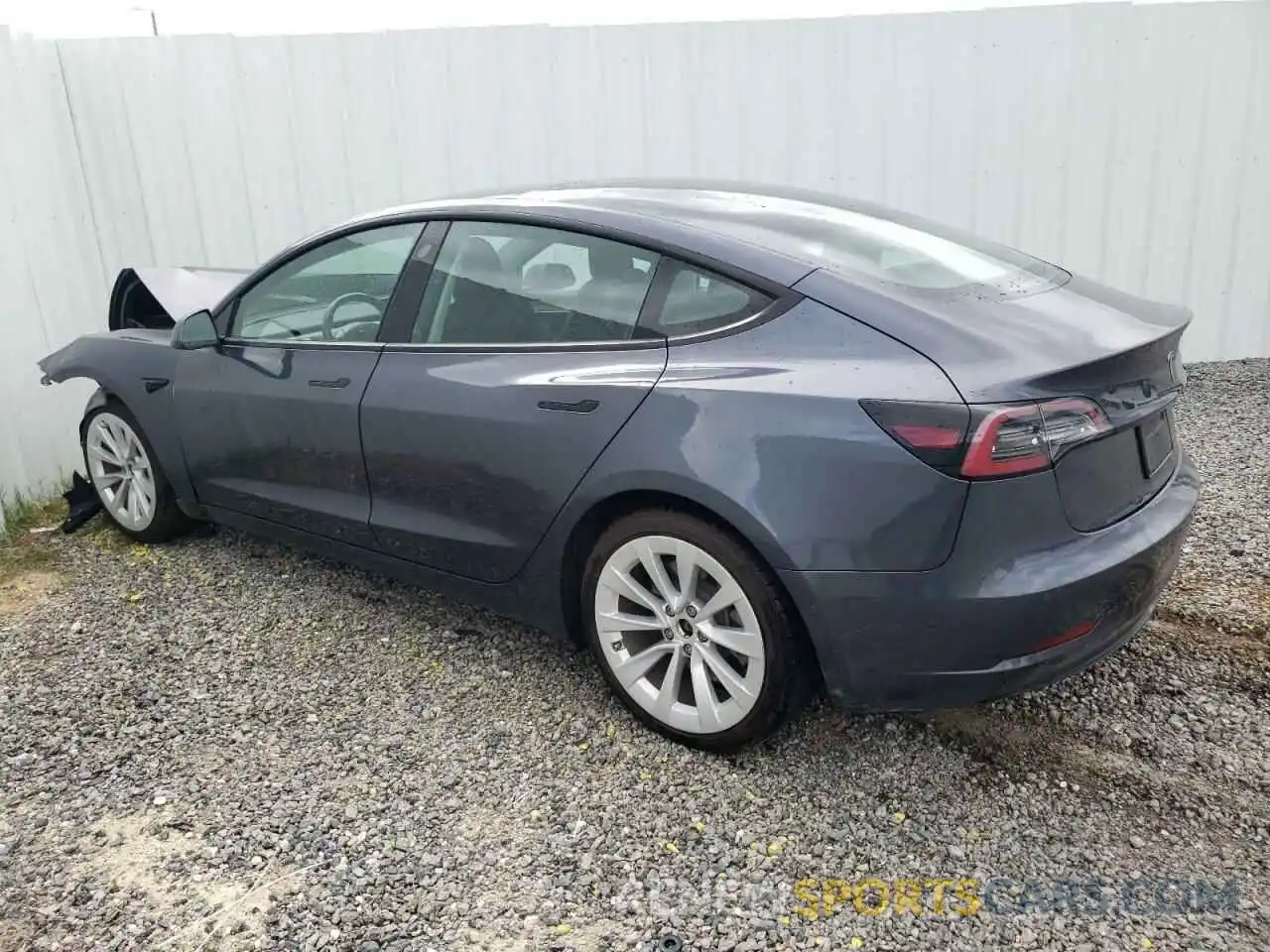 2 Photograph of a damaged car 5YJ3E1EA5NF290671 TESLA MODEL 3 2022