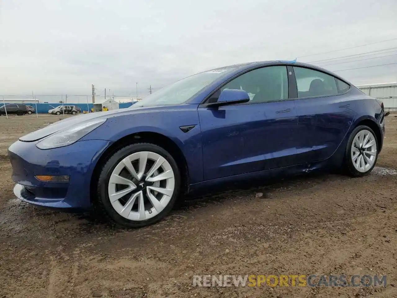 1 Photograph of a damaged car 5YJ3E1EA5NF304195 TESLA MODEL 3 2022