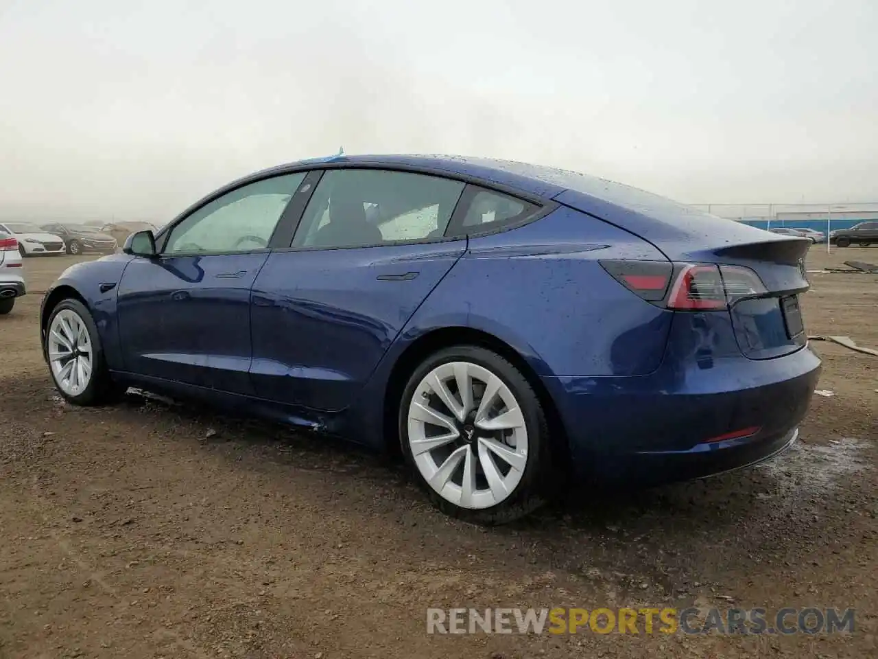 2 Photograph of a damaged car 5YJ3E1EA5NF304195 TESLA MODEL 3 2022