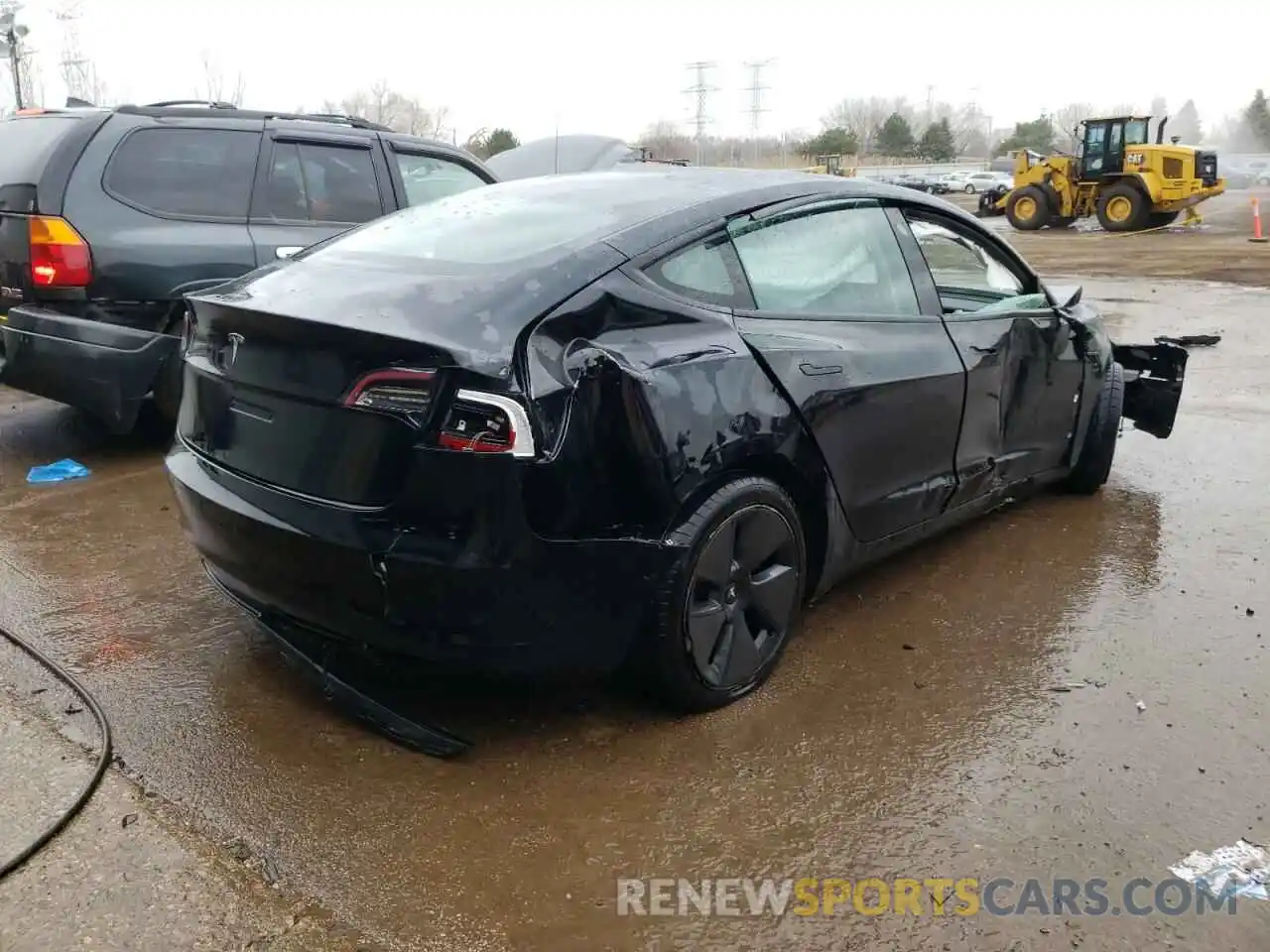 3 Photograph of a damaged car 5YJ3E1EA5NF372366 TESLA MODEL 3 2022