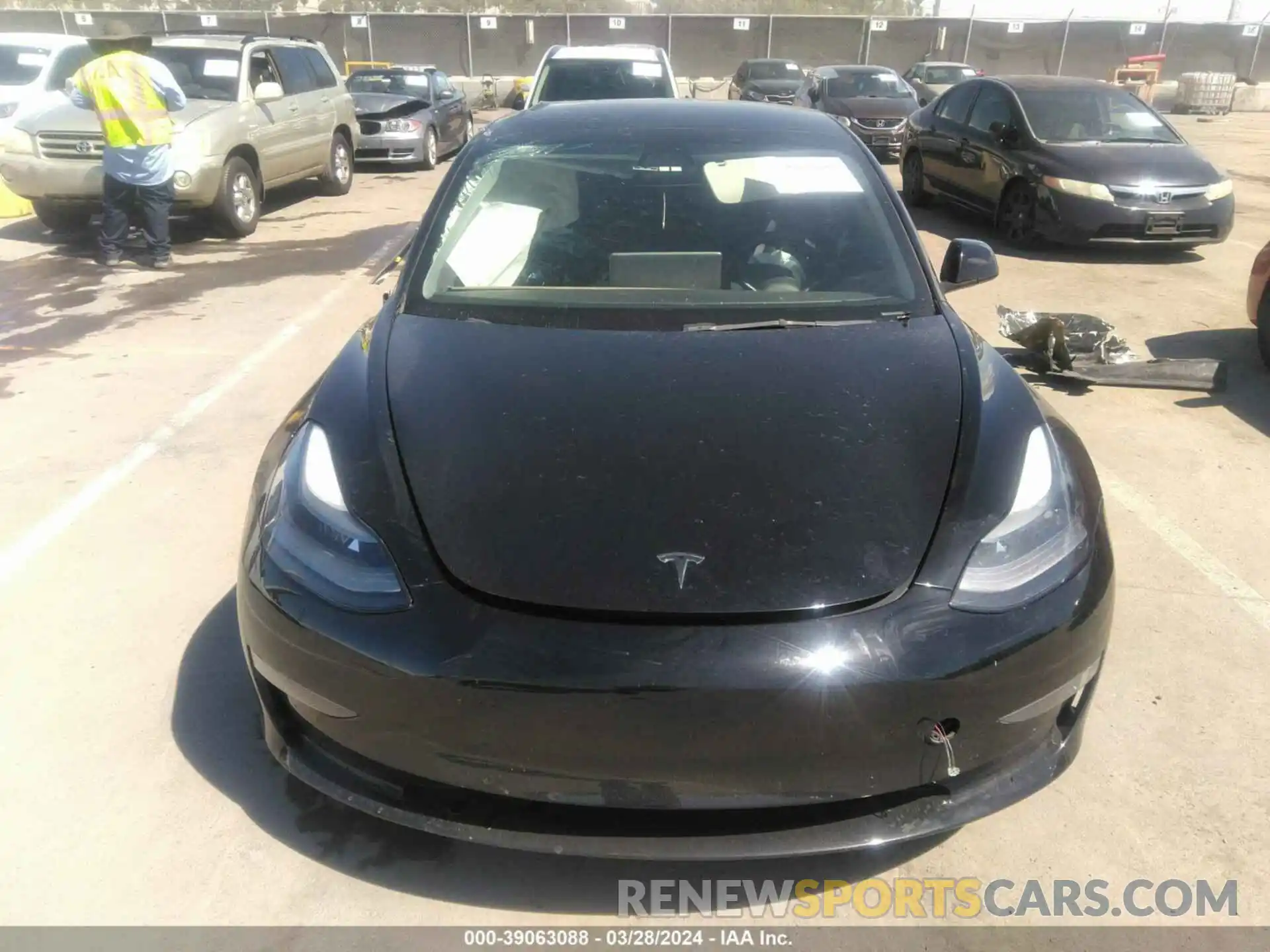 11 Photograph of a damaged car 5YJ3E1EA6NF113448 TESLA MODEL 3 2022